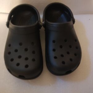 Kids Black Clogs